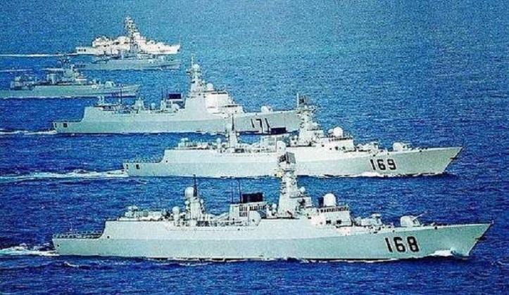 中国海军舰艇编队