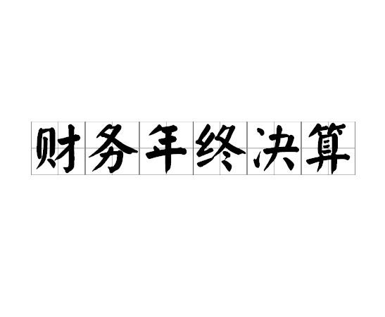財(cái)務(wù)年終決算