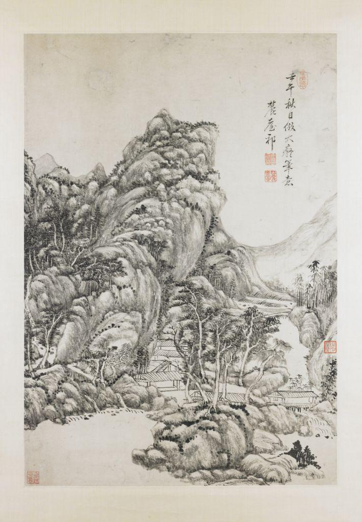 仿黄公望山水图