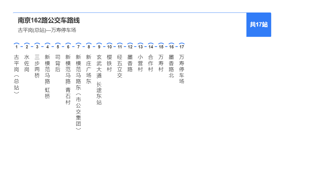 南京公交162路