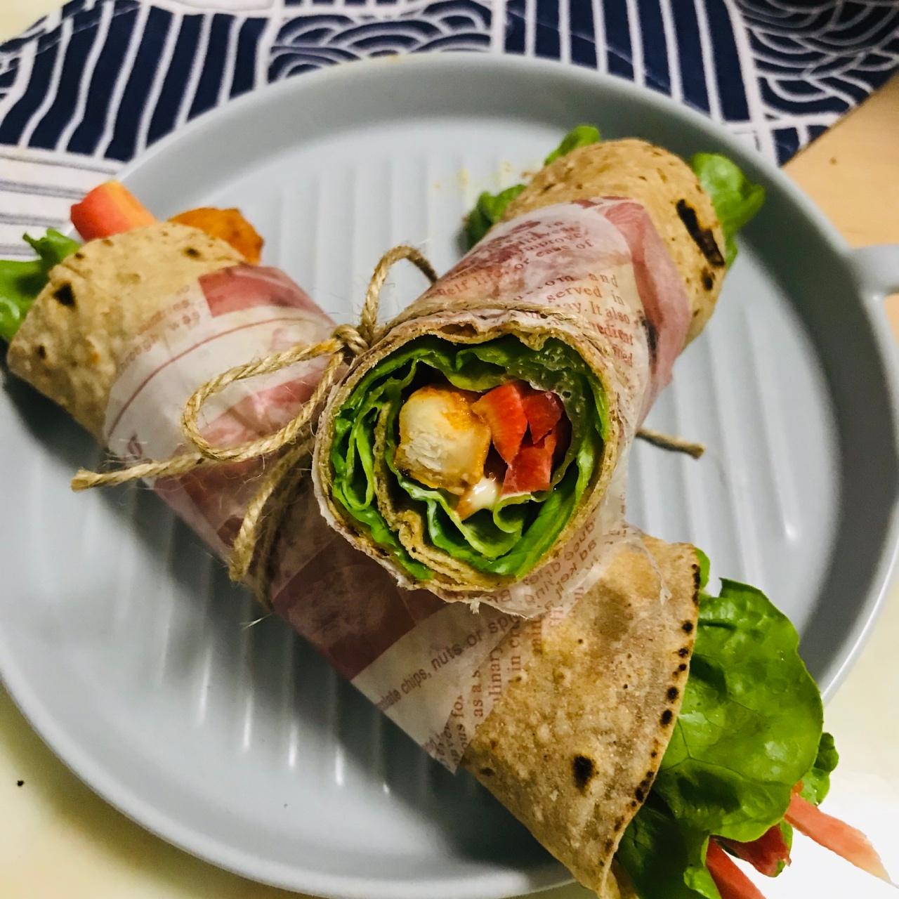 全麦卷饼