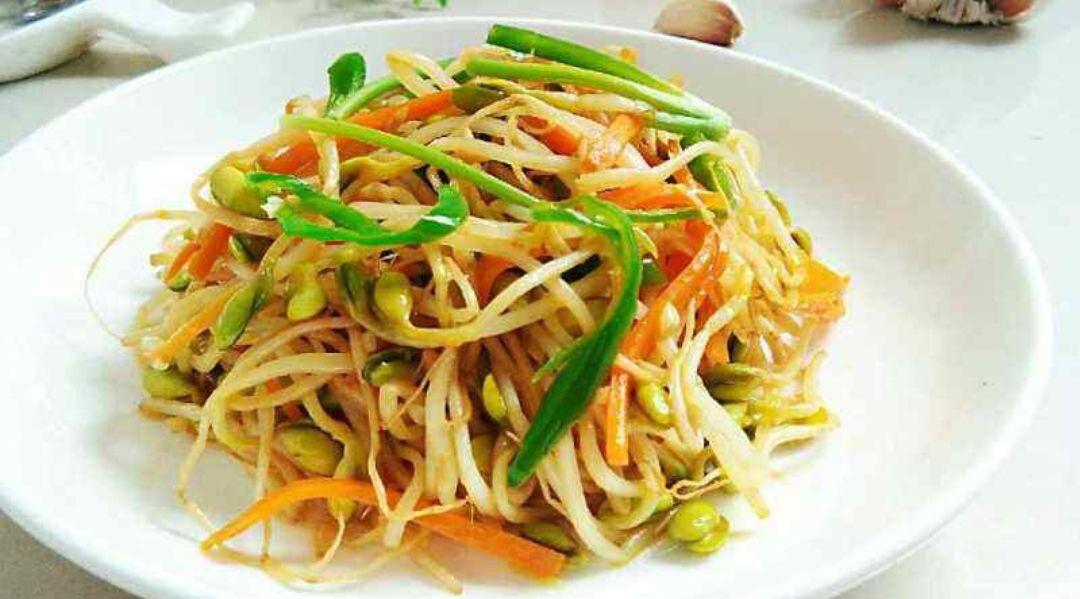 素炒豆芽