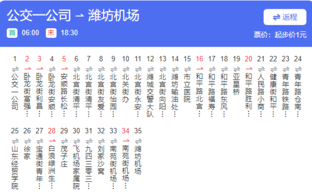濰坊公交39路
