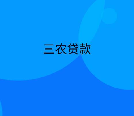 三农贷款