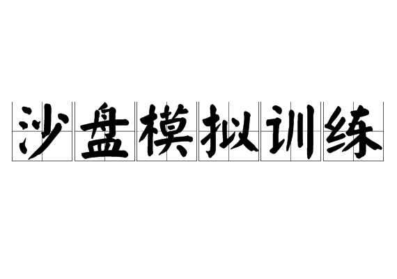 沙盘模拟训练