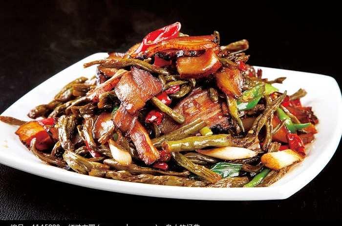 干豆角炒腊肉