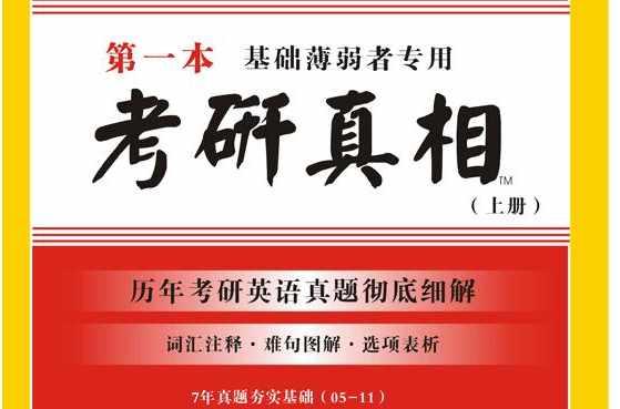 考研英語詞匯真相