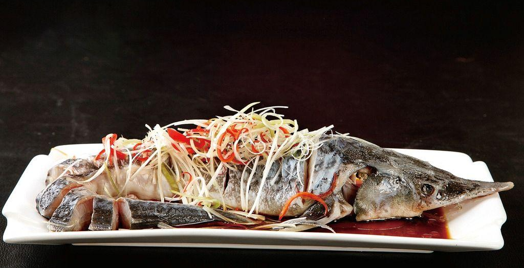 清蒸鱘魚