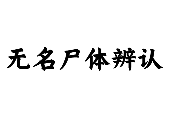 无名尸体辨认