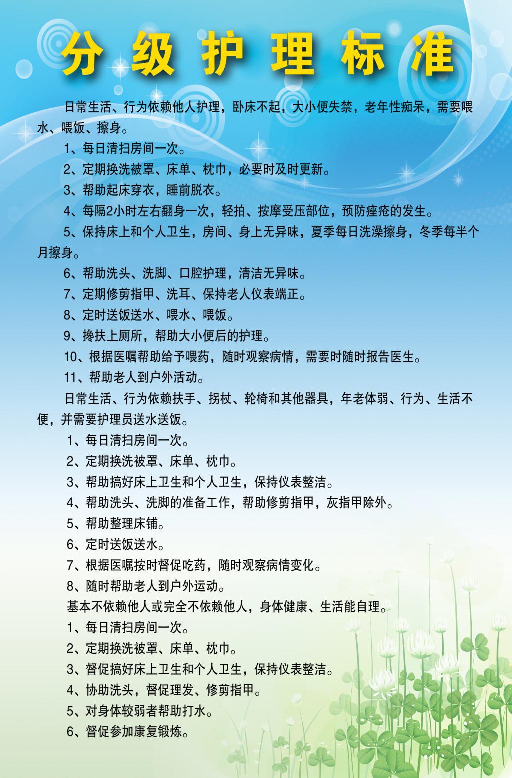 護理院基本標準