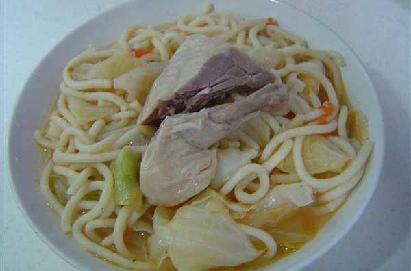 鸡汤面条