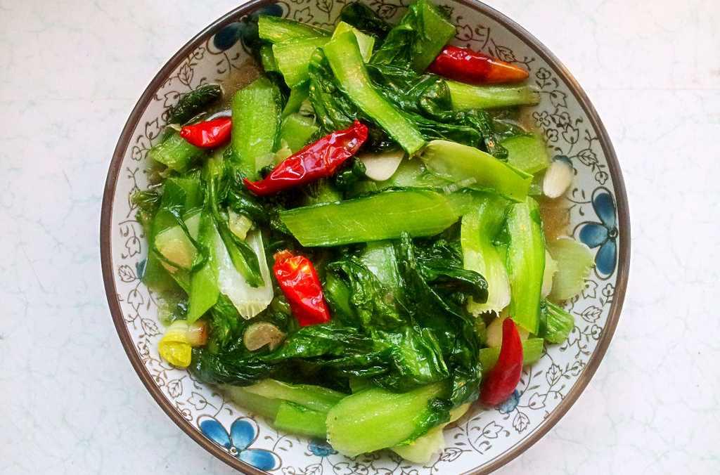 素炒油菜