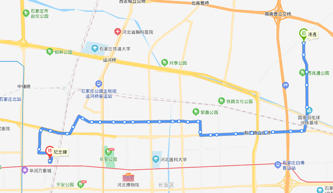 石家莊102路公交