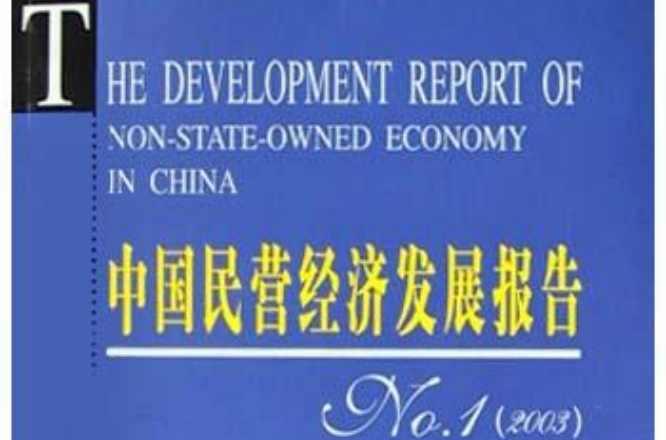 中國民營經(jīng)濟(jì)發(fā)展報(bào)告