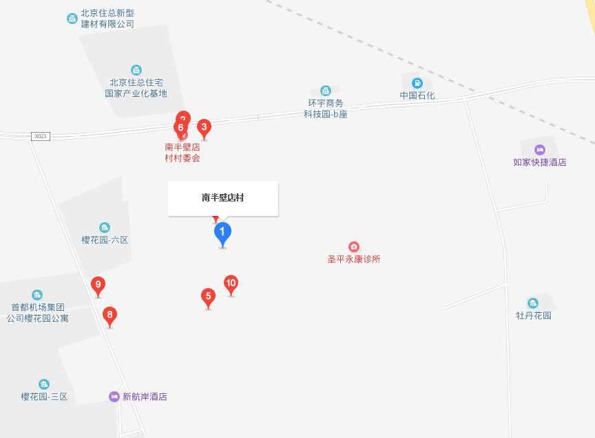 南半壁店村