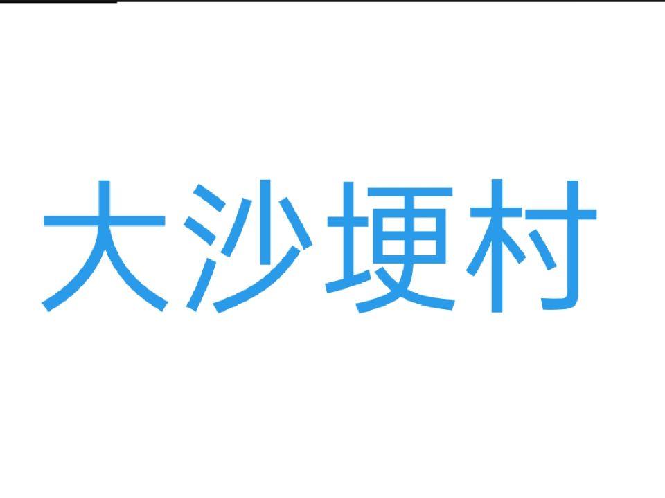 大沙埂村
