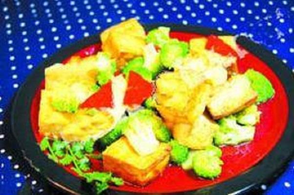 西兰花烧豆腐