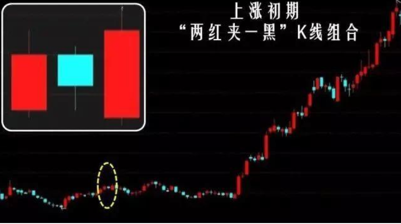 两红夹一黑