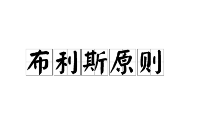 布利斯原则
