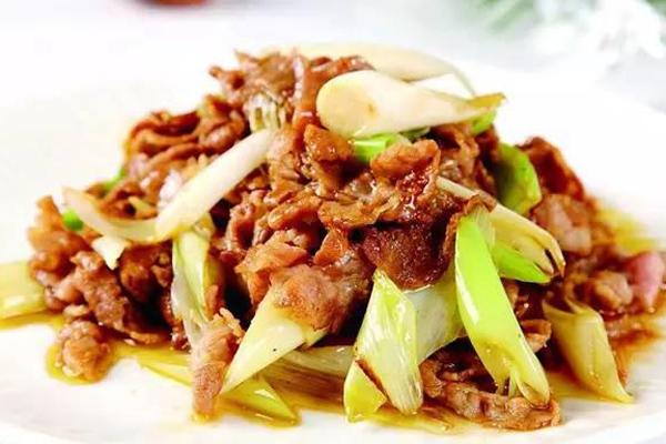 葱爆羊肉丝
