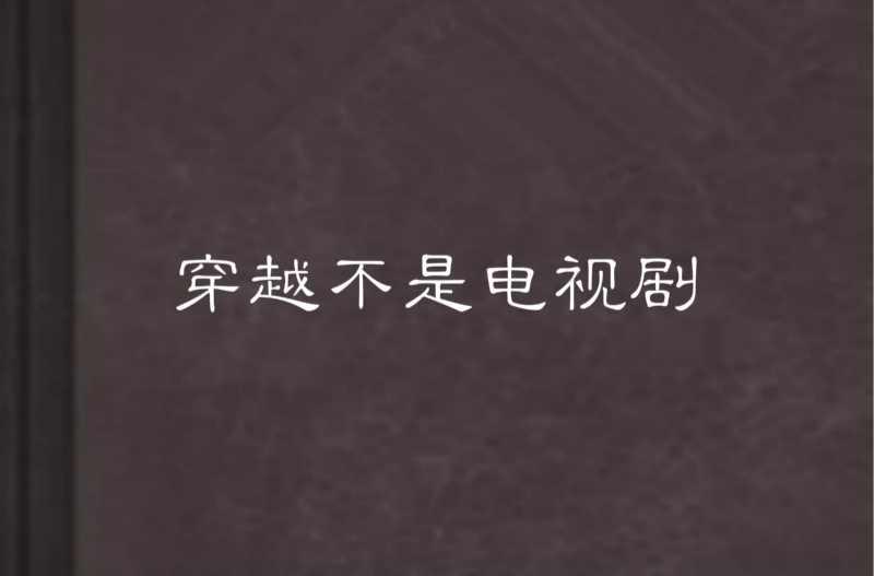 穿越不是電視劇