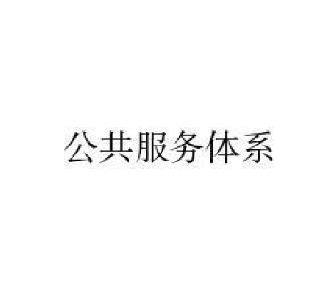 公共服務(wù)體系