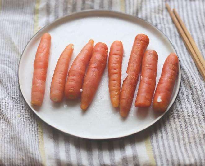 蒸胡萝卜
