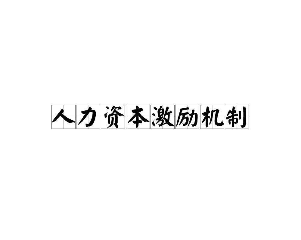 人力资本激励机制