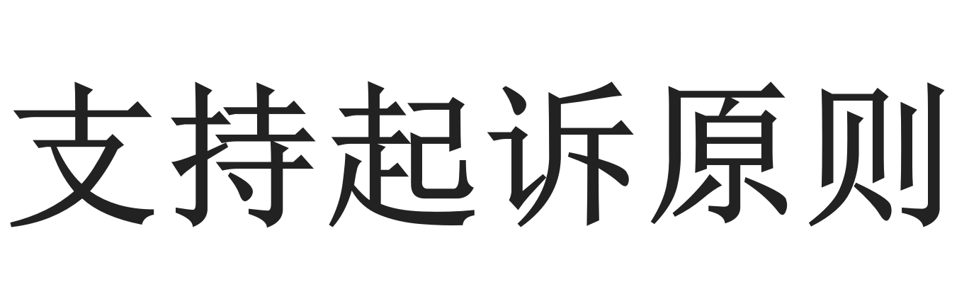 支持起诉原则