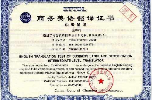 金融英語證書考試