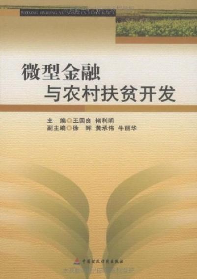 微型金融与农村扶贫开发