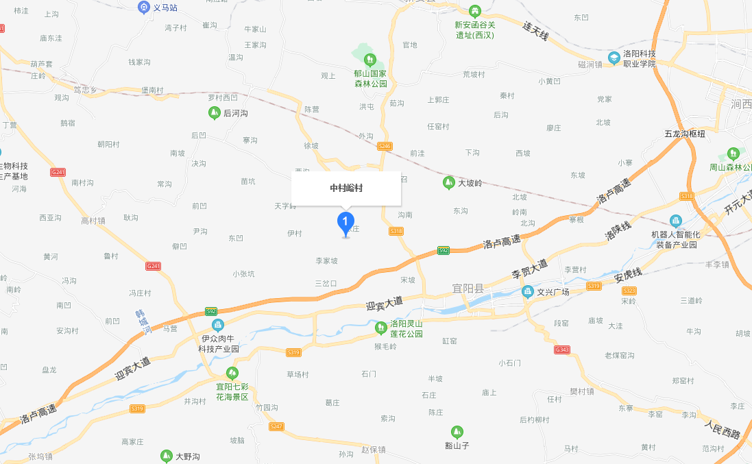 中峪村